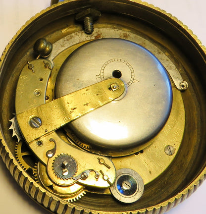 Mächtige 10cm antike Kutscheruhr Repitition ca. 1740 - Restaurationsobjekt - Sammler - Uhren