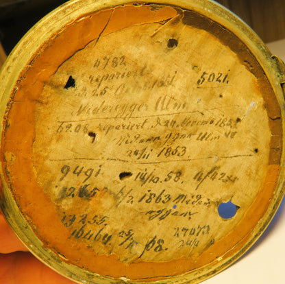 Mächtige 10cm antike Kutscheruhr Repitition ca. 1740 - Restaurationsobjekt - Sammler - Uhren