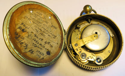 Mächtige 10cm antike Kutscheruhr Repitition ca. 1740 - Restaurationsobjekt - Sammler - Uhren