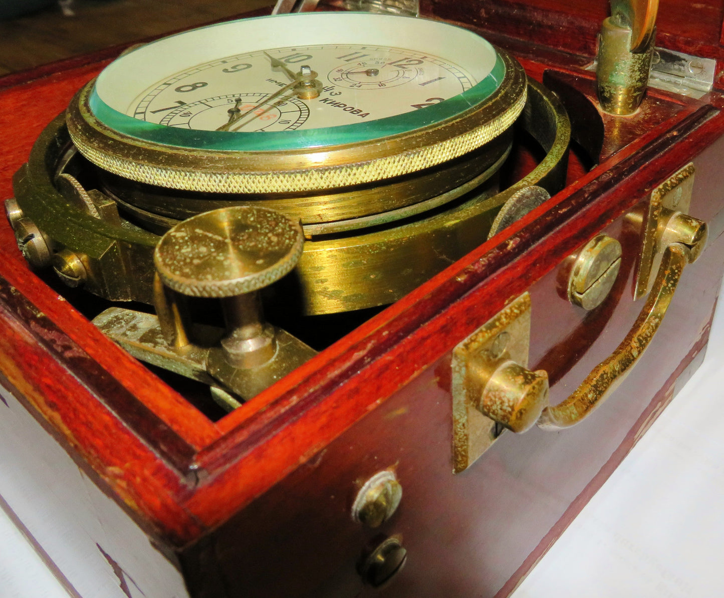 Marine Chronometer Kirowa Poljot Moskauer Uhrenfabrik Nachbau Lange&Söhne Cal 100 - Sammler-Uhren