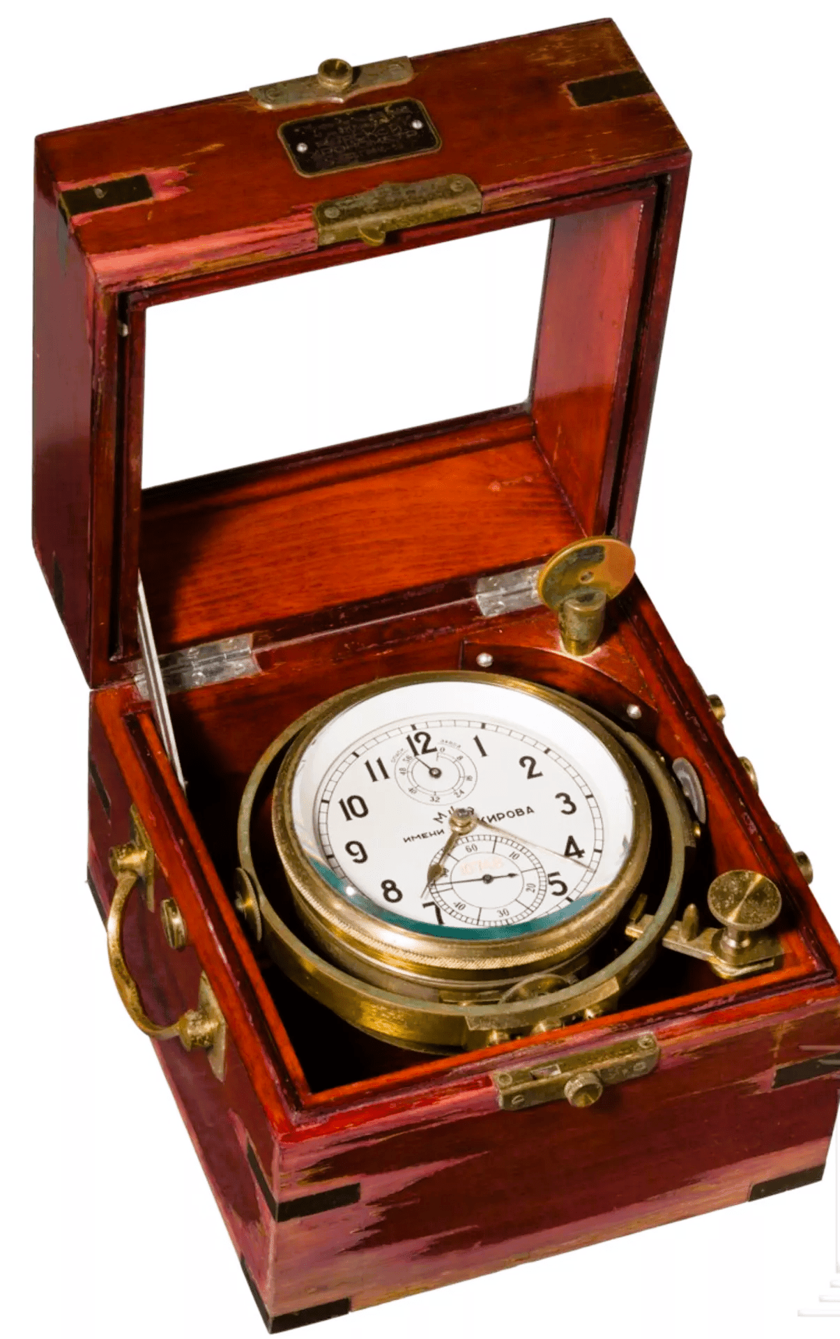 Marine Chronometer Kirowa Poljot Moskauer Uhrenfabrik Nachbau Lange&Söhne Cal 100 - Sammler - Uhren