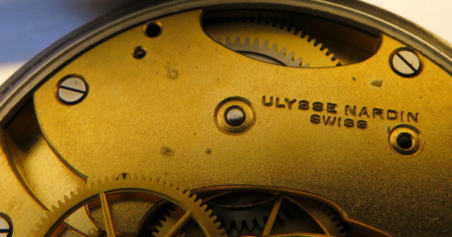 Marine Chronometer Ulysse Nardin 0,925 Silber B - Uhr Deck Beobachtungsuhr in OVP - Sammler - Uhren