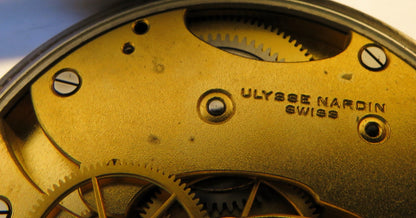 Marine Chronometer Ulysse Nardin 0,925 Silber B - Uhr Deck Beobachtungsuhr in OVP - Sammler - Uhren