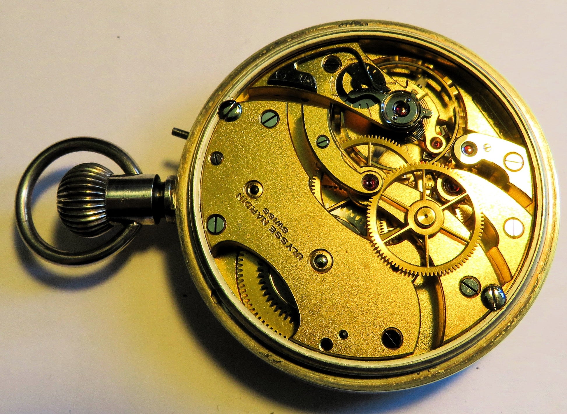 Marine Chronometer Ulysse Nardin 0,925 Silber B - Uhr Deck Beobachtungsuhr in OVP - Sammler - Uhren