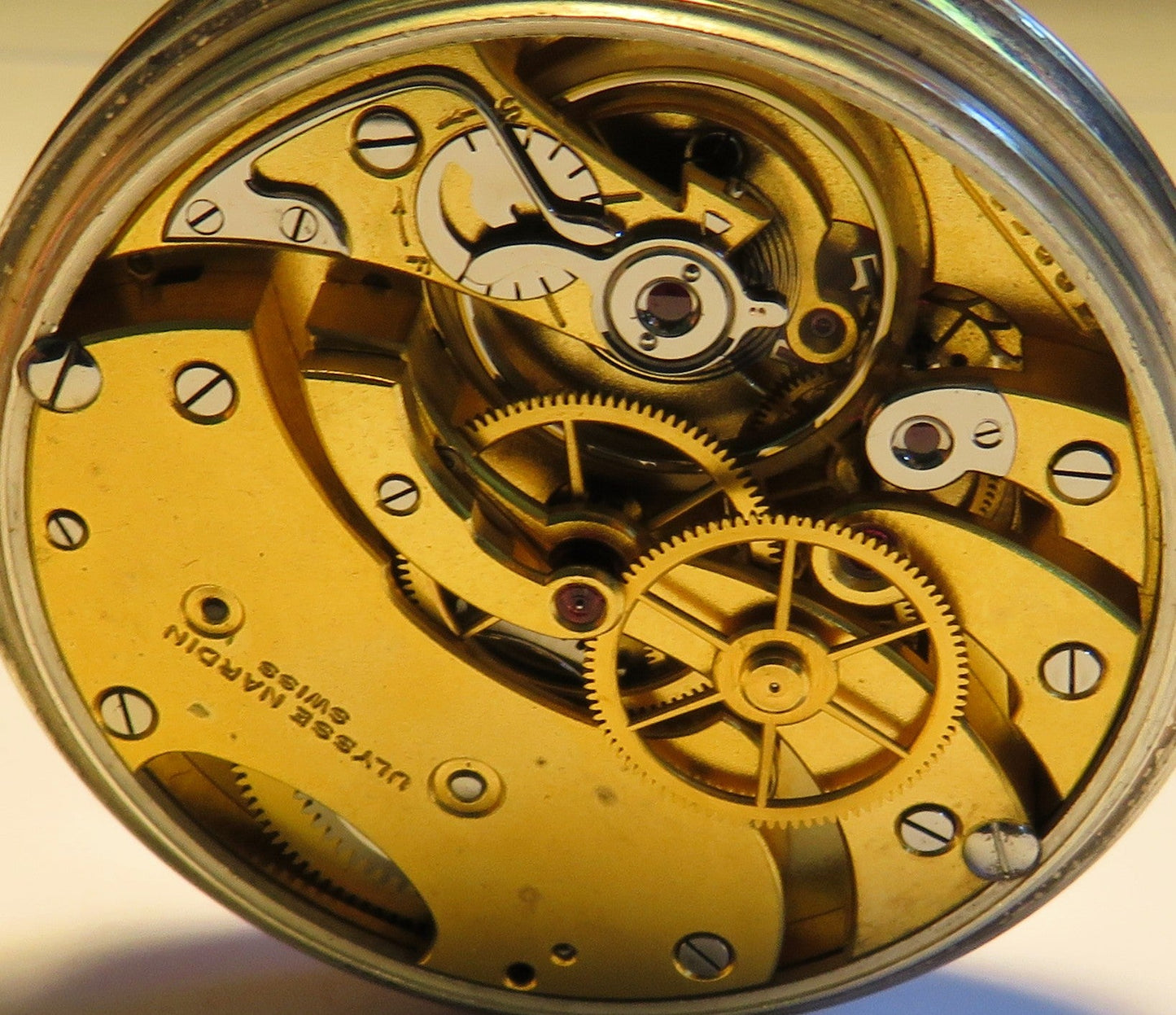Marine Chronometer Ulysse Nardin 0,925 Silber B - Uhr Deck Beobachtungsuhr in OVP - Sammler - Uhren