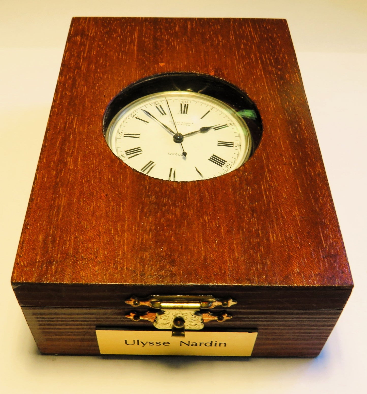 Marine Chronometer Ulysse Nardin 0,925 Silber B - Uhr Deck Beobachtungsuhr in OVP - Sammler - Uhren