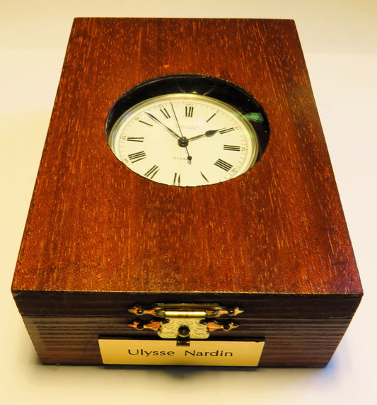 Marine Chronometer Ulysse Nardin 0,925 Silber B - Uhr Deck Beobachtungsuhr in OVP - Sammler - Uhren