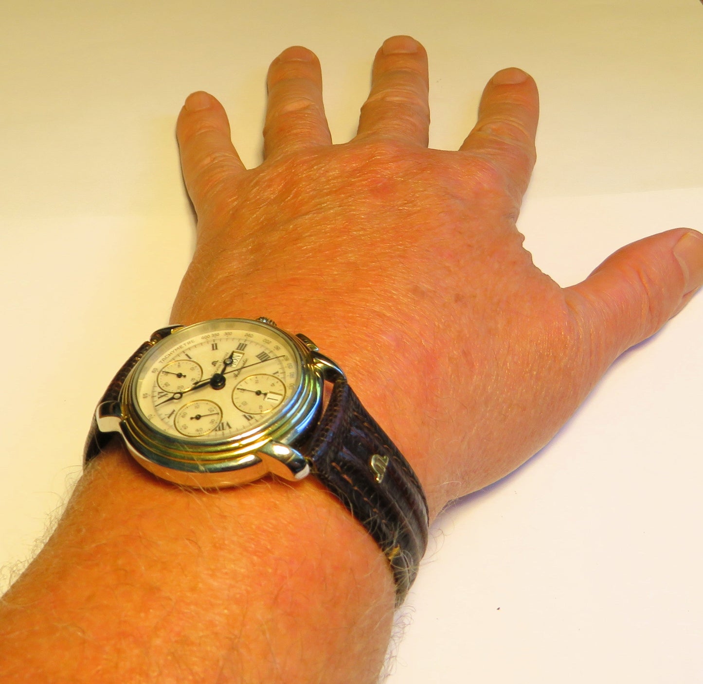 Maurice Lacroix Chroneo Herren Chronograph Automatik Tag Datum ca. 1990 - Sammler - Uhren