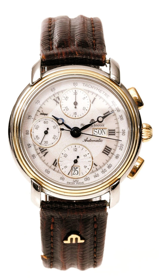 Maurice Lacroix Chroneo Herren Chronograph Automatik Tag Datum ca. 1990 - Sammler - Uhren