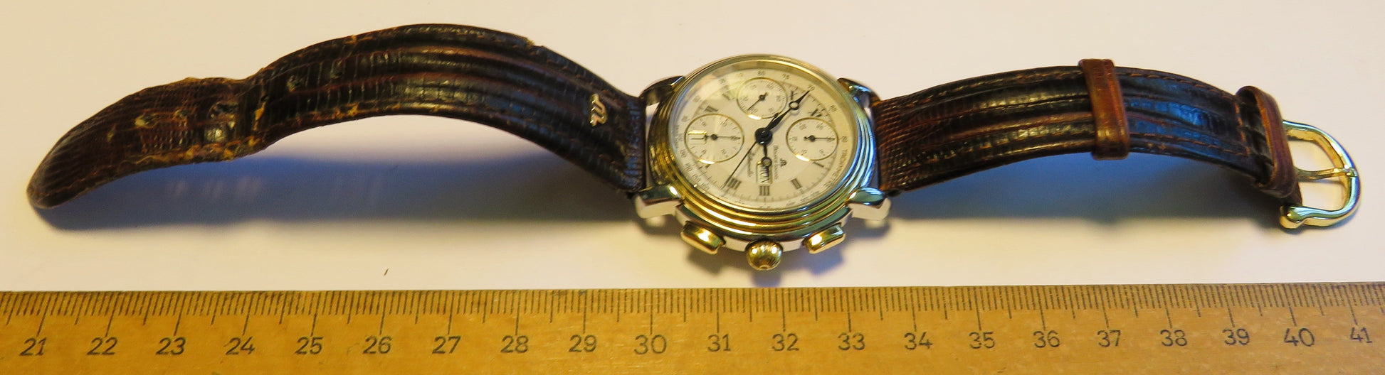 Maurice Lacroix Chroneo Herren Chronograph Automatik Tag Datum ca. 1990 - Sammler - Uhren
