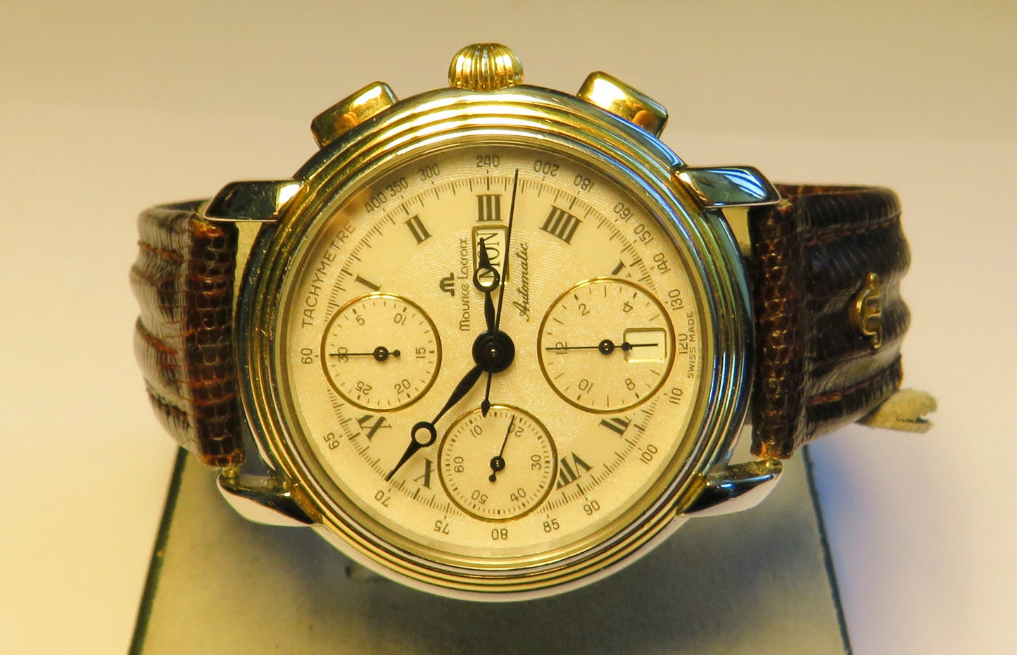 Maurice Lacroix Chroneo Herren Chronograph Automatik Tag Datum ca. 1990 - Sammler - Uhren