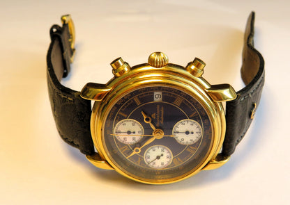 Maurice Lacroix Herren Chronograph Perlmutt Automatik Pontos Lex Classiques - Sammler - Uhren