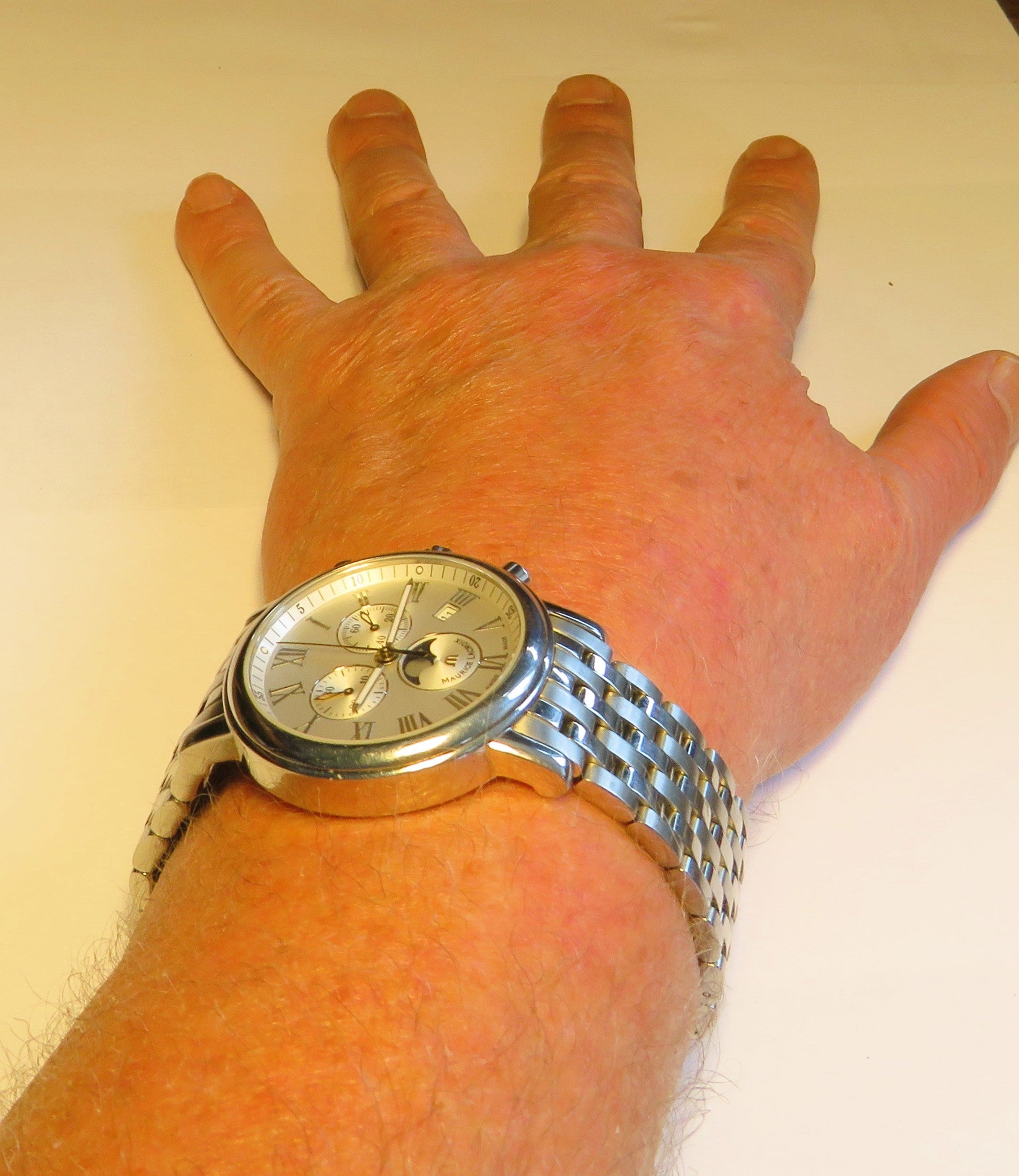 Maurice Lacroix Les Classiques Ref. LC1048 Chronograph Quarz Mondphase und Datum - Sammler - Uhren