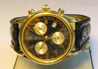 Maurice Lacroix Luxus Herren Chronograph Quarz ETA Werk Fullset Les Classiques - Sammler-Uhren