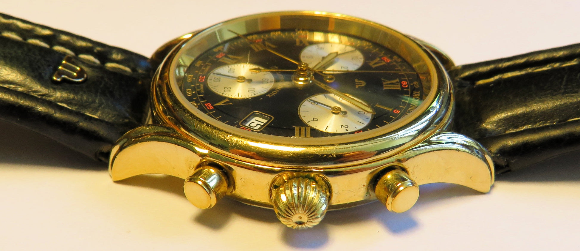 Maurice Lacroix Luxus Herren Chronograph Quarz ETA Werk Fullset Les Classiques - Sammler-Uhren