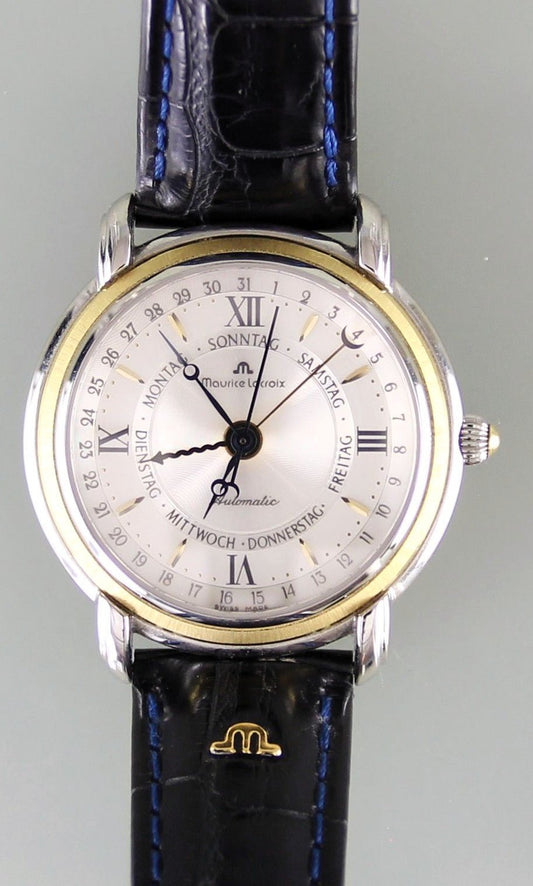Maurice Lacroix Masterpiece Herren Chronograph Perlmutt Automatik - Sammler-Uhren