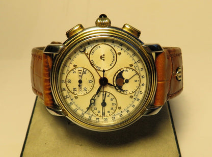 Maurice Lacroix Tomorrow ’ s Classics Stahl Gold Automatic HAU Mondphase OVP Pap - Sammler - Uhren