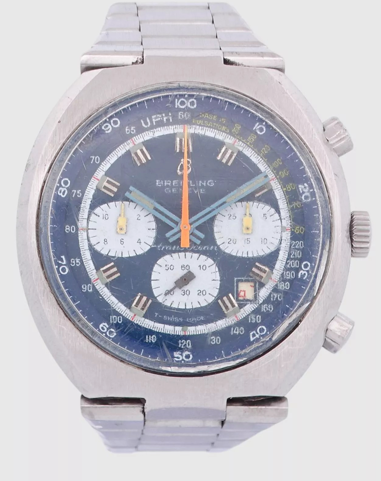 Breitling Genève TransOcean Chronograph Ref. 7102 Kaliber Valjoux 7740 ca. 1972