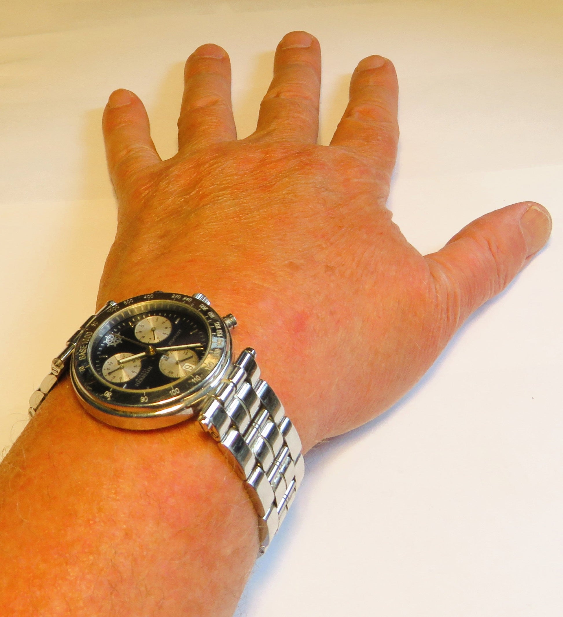 Michel Herbelin Newport Herren Armbanduhr Quarz Edelstahlband NP 1.500, - Euro - Sammler - Uhren