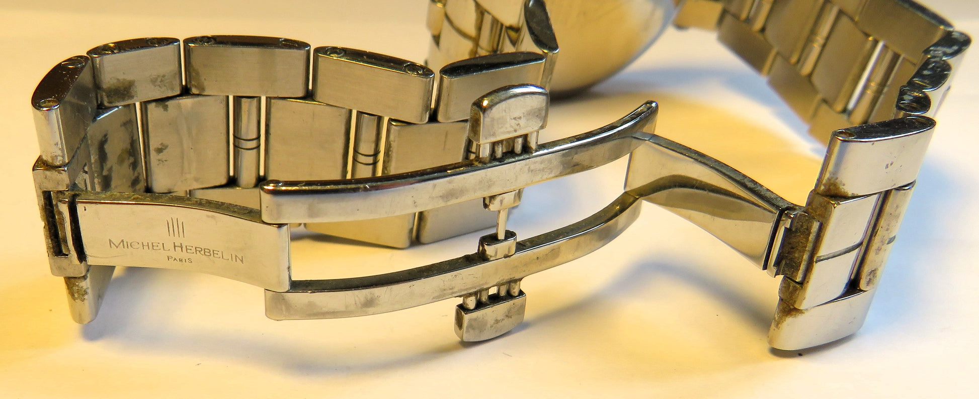 Michel Herbelin Newport Herren Armbanduhr Quarz Edelstahlband NP 1.500, - Euro - Sammler - Uhren