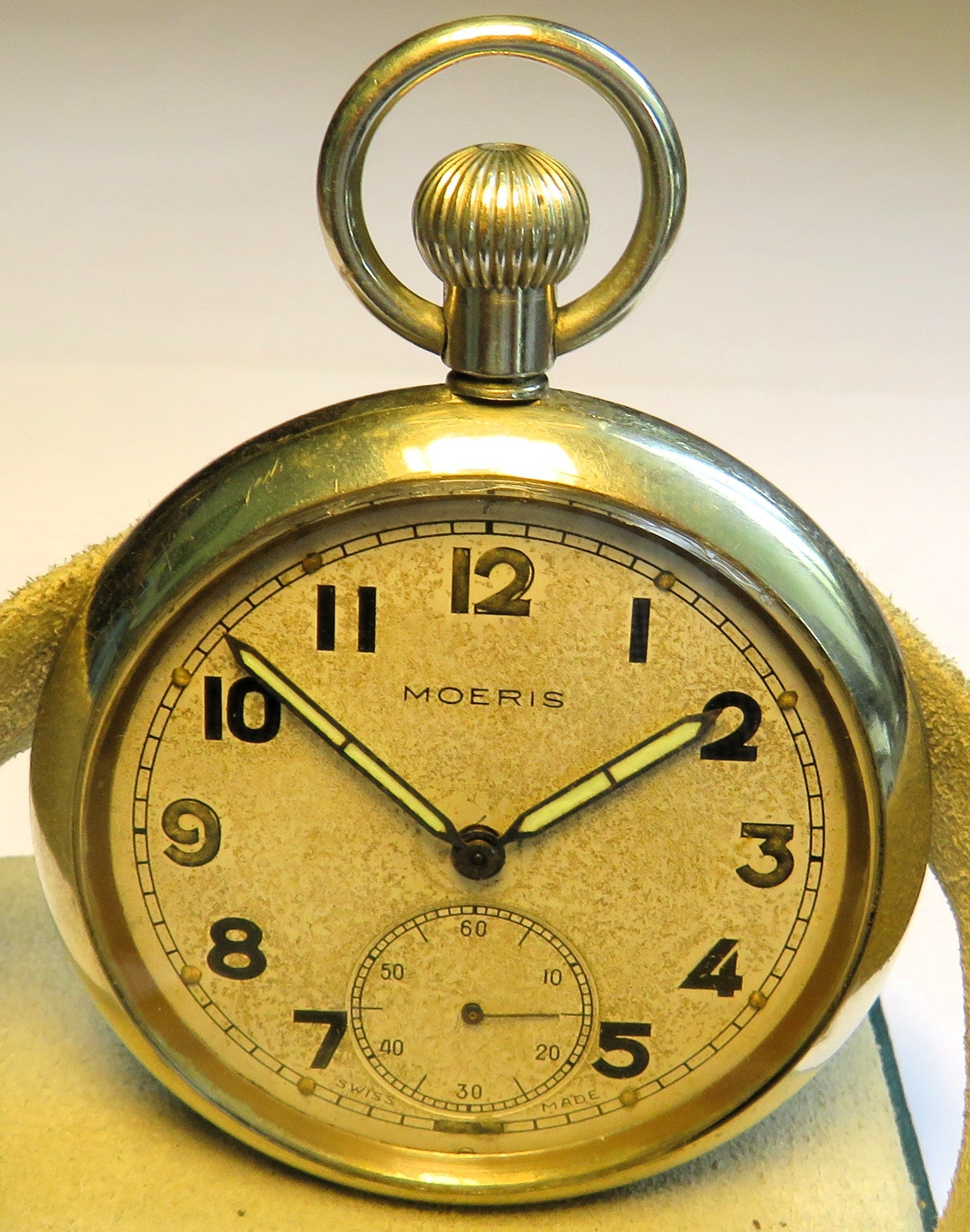Moeris Militär Taschenuhr G. S. T. P. Royal Airforce Broad Arrow 2. Weltkrieg WW - Sammler - Uhren