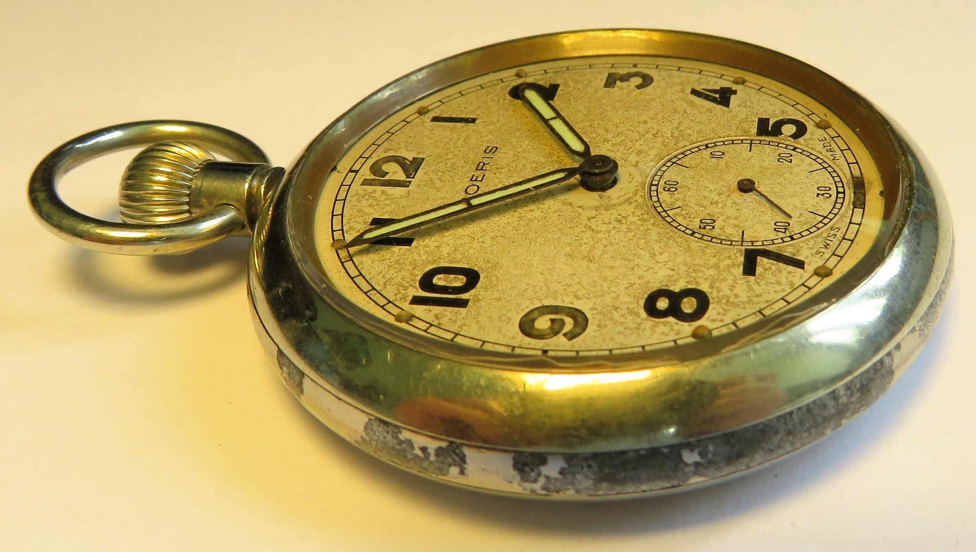 Moeris Militär Taschenuhr G. S. T. P. Royal Airforce Broad Arrow 2. Weltkrieg WW - Sammler - Uhren