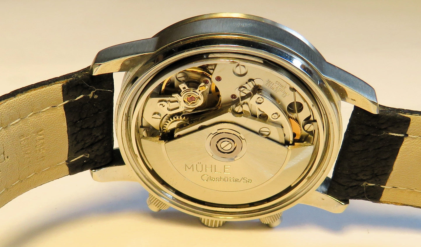 Mühle Glashütte Nautische Instrumente M1 - 26 - 10, M12300 Automatik Fullset Papiere - Sammler - Uhren