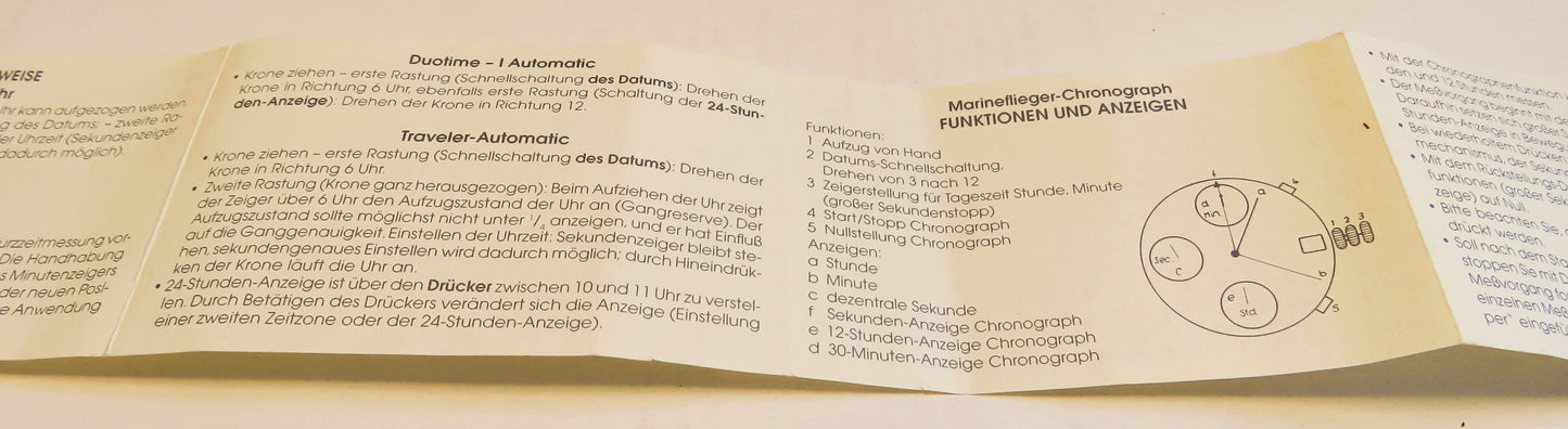 Mühle Glashütte Nautische Instrumente M1 - 26 - 10, M12300 Automatik Fullset Papiere - Sammler - Uhren