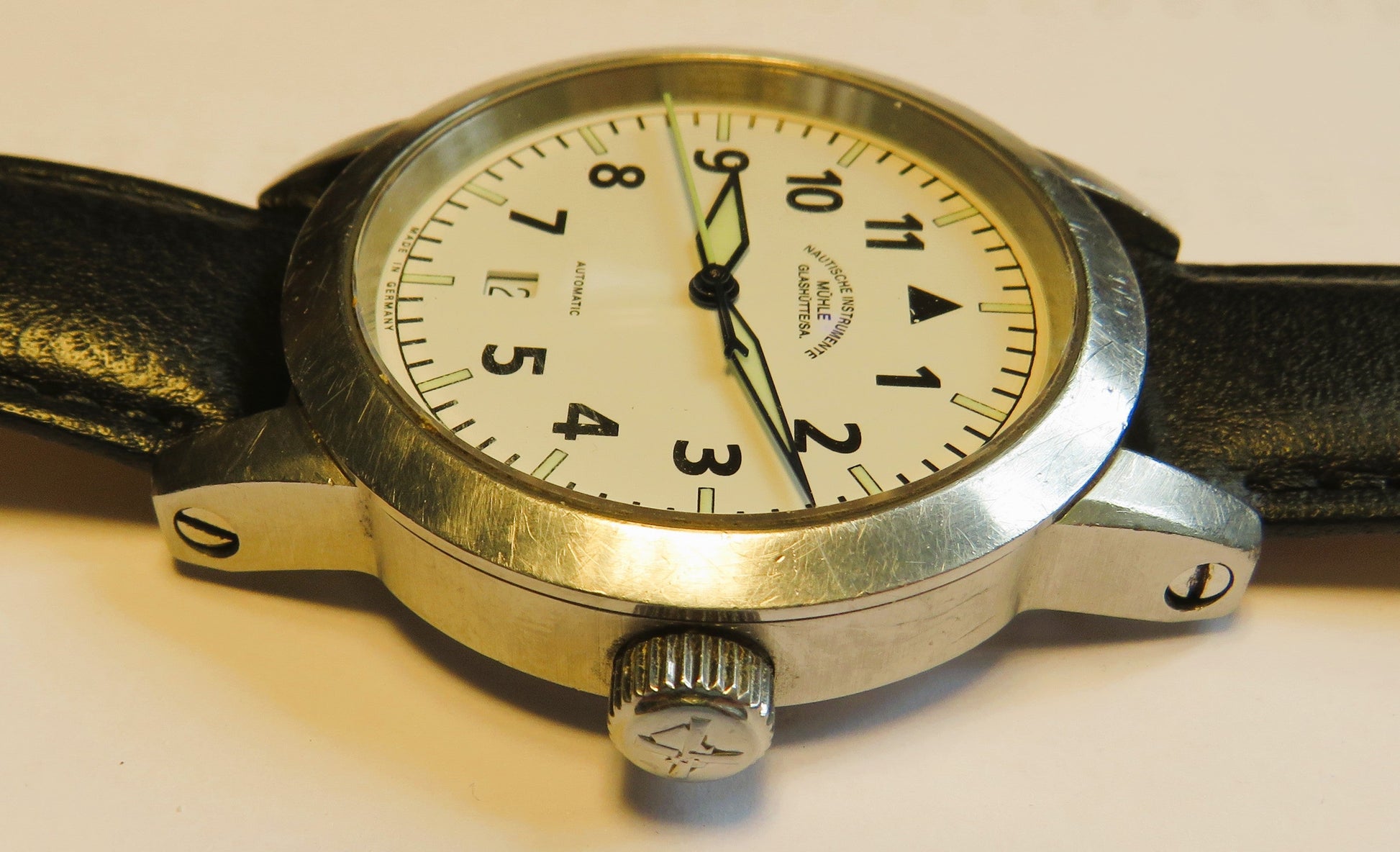 Mühle Glashütte Nautische Instrumente Marine Chronometer Automatik M1 - 26 - 30 - Sammler - Uhren