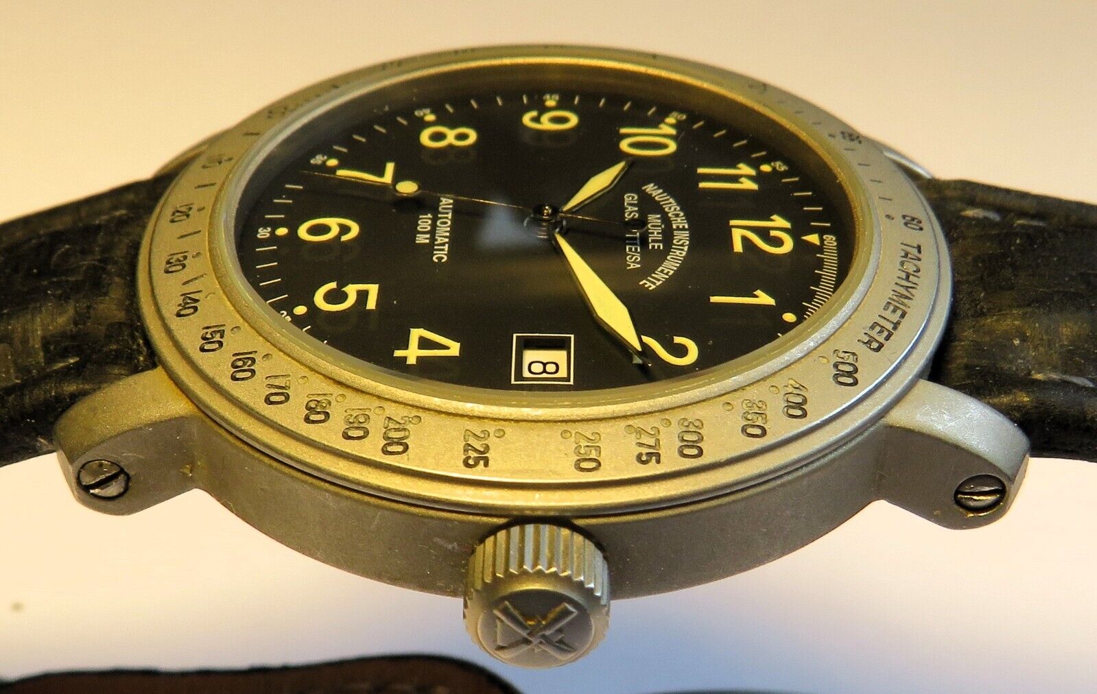 Mühle Glashütte Nautische Instrumente Titan Marine Flieger Automatik HAU M13000 - Sammler - Uhren