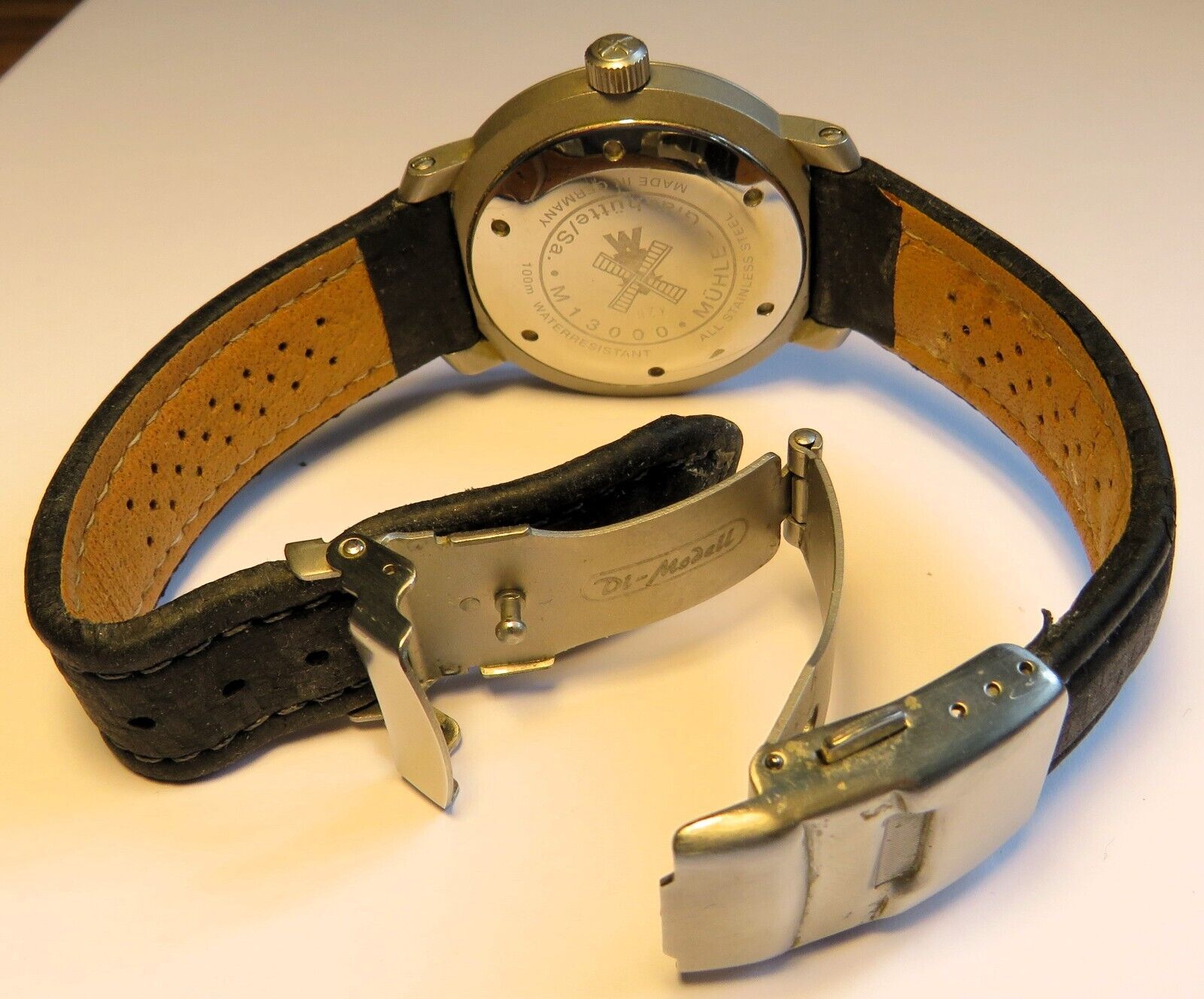 Mühle Glashütte Nautische Instrumente Titan Marine Flieger Automatik HAU M13000 - Sammler - Uhren