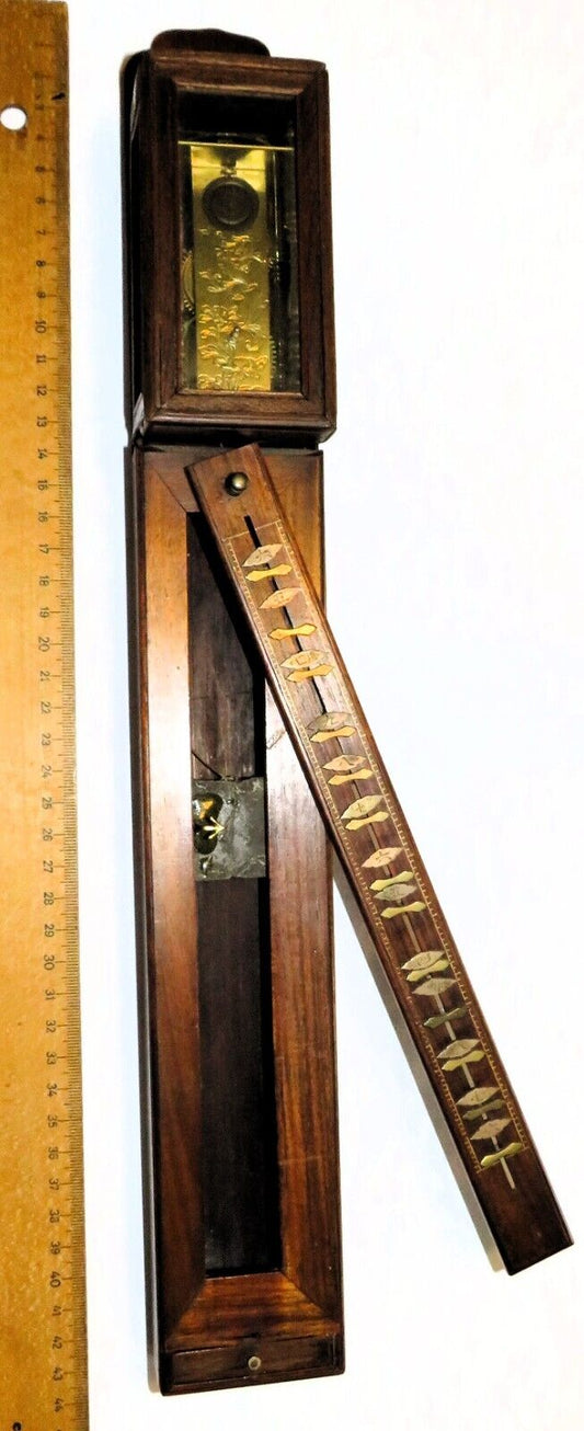 Museale super seltene orig. Shaku Tokei Dokei japanische Säulenuhr ca. 1780 43cm - Sammler - Uhren