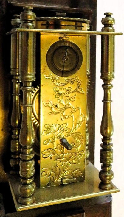 Museale super seltene orig. Shaku Tokei Dokei japanische Säulenuhr ca. 1780 43cm - Sammler - Uhren