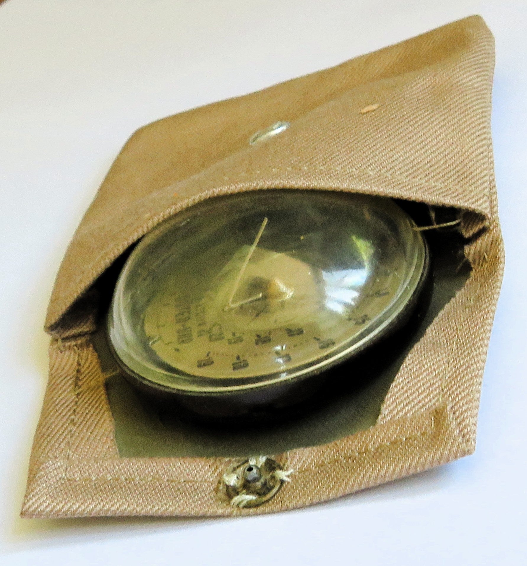 Nagelneue Sonnenuhr Dr. Rüter Berlin 1946 OVP in seltener Luxustasche - Sammler-Uhren