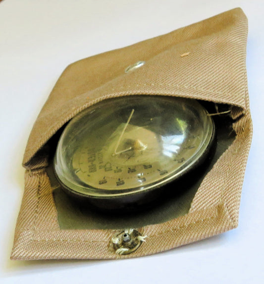 Nagelneue Sonnenuhr Dr. Rüter Berlin 1946 OVP in seltener Luxustasche - Sammler-Uhren