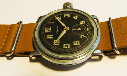 Natalis früheste Pfeilindex Fliegeruhr Pilot Watch Reichsluftwaffe 1930 WK WW 2 - Sammler - Uhren
