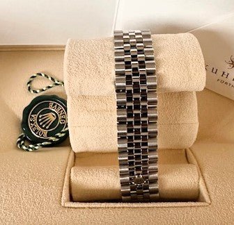 Neu! Rolex Lady Datejust 31mm Stahl/Weissgold Fullset OVP Papiere NP Euro 8950, - Sammler - Uhren