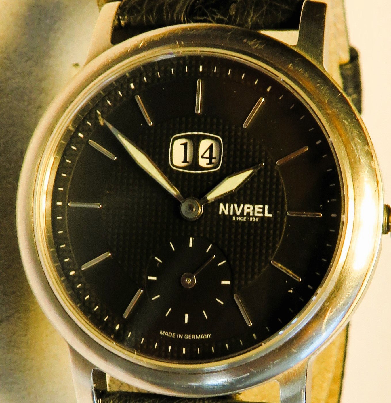 Nivrel Luxus Herren Automatic Armbanduhr mit Großdatum und kleiner Sekunde - Sammler - Uhren