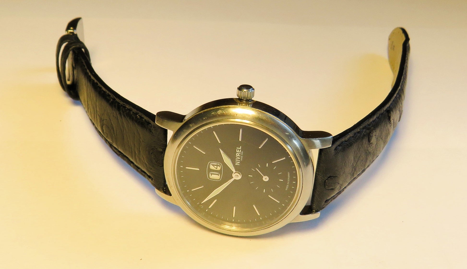 Nivrel Luxus Herren Automatic Armbanduhr mit Großdatum und kleiner Sekunde - Sammler - Uhren