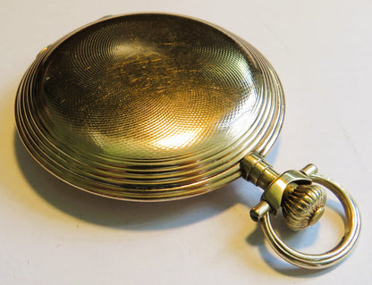 Nomos Guido Müller Glashütte edelste Herren Taschenuhr vergoldet ca. 1920 - Sammler - Uhren