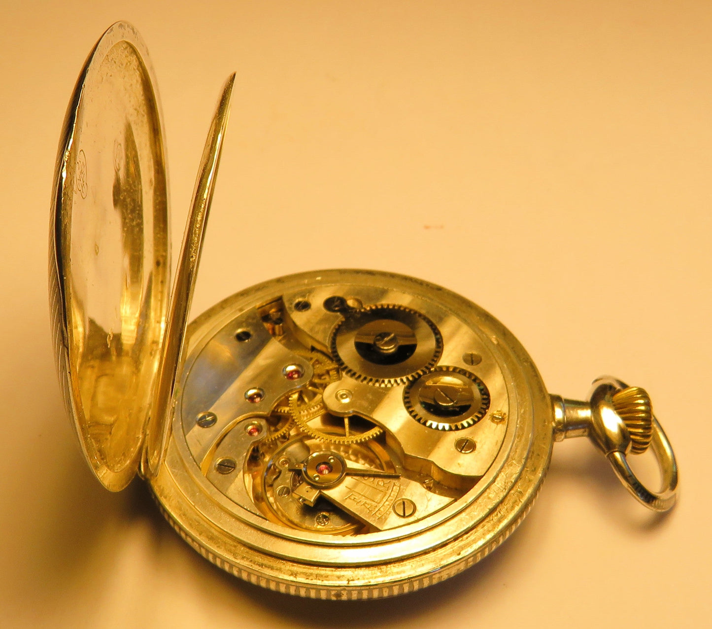 Nomos Guido Müller Glashütte Tula Silber edelste Herren Taschenuhr ca. 1920 - Sammler - Uhren