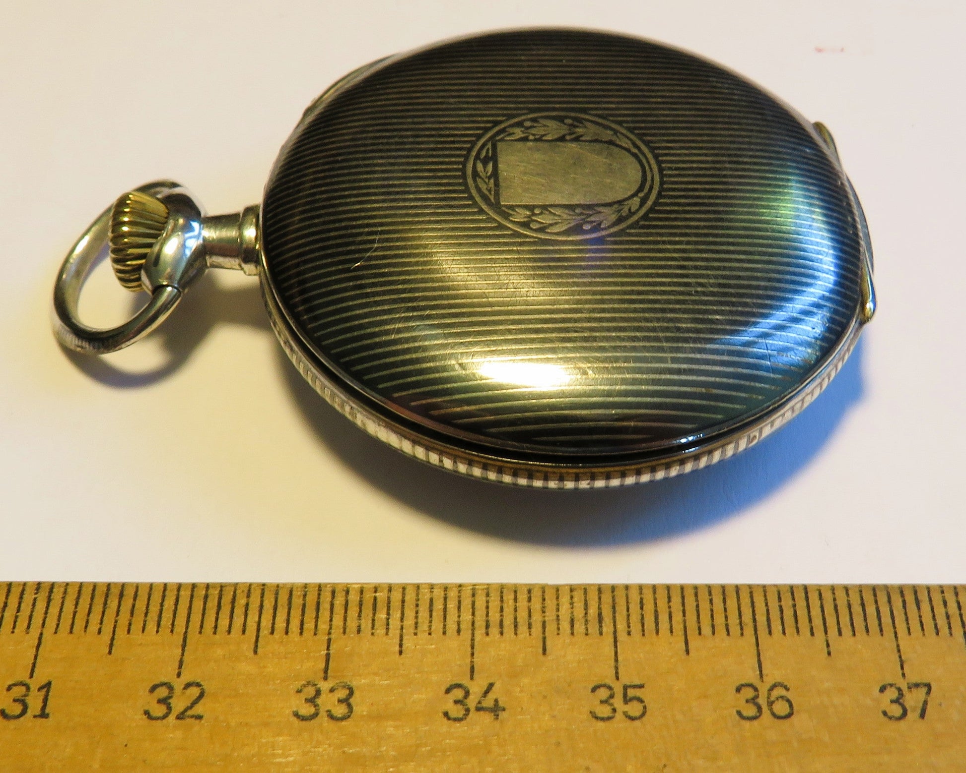 Nomos Guido Müller Glashütte Tula Silber edelste Herren Taschenuhr ca. 1920 - Sammler - Uhren