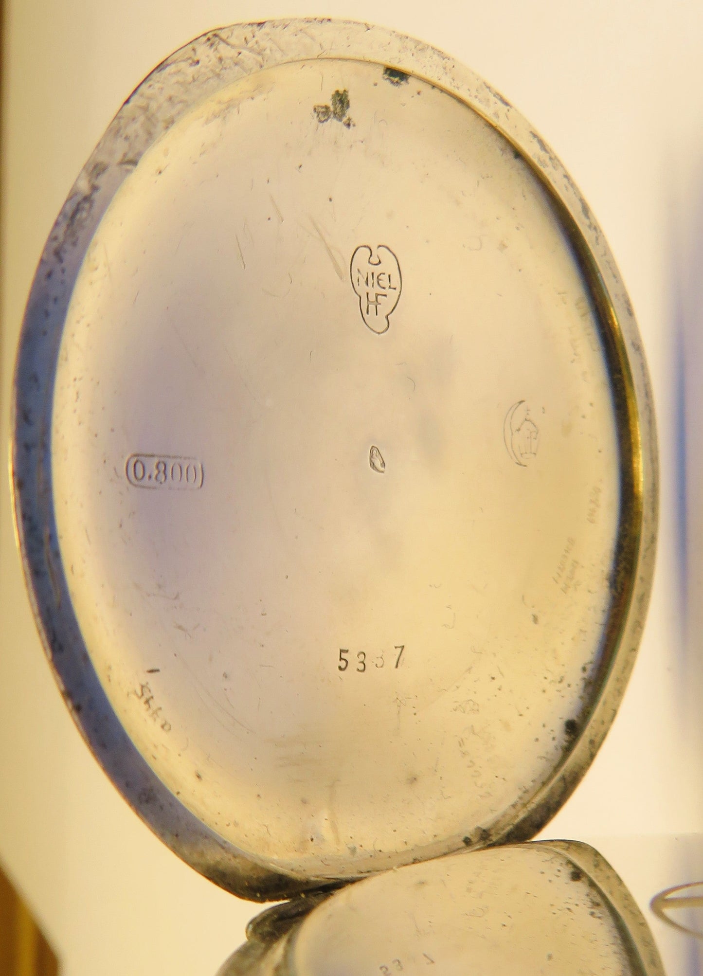Nomos Guido Müller Glashütte Tula Silber edelste Herren Taschenuhr ca. 1920 - Sammler - Uhren