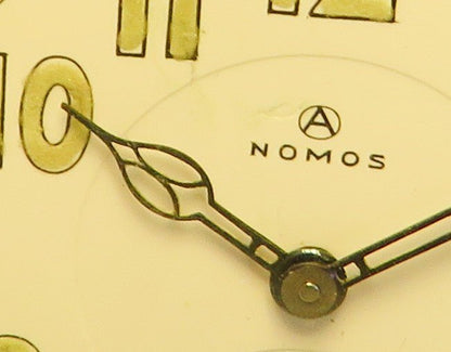 Nomos Guido Müller Glashütte Tula Silber edelste Herren Taschenuhr ca. 1920 - Sammler - Uhren