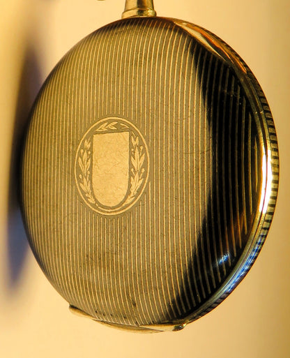 Nomos Guido Müller Glashütte Tula Silber edelste Herren Taschenuhr ca. 1920 - Sammler - Uhren