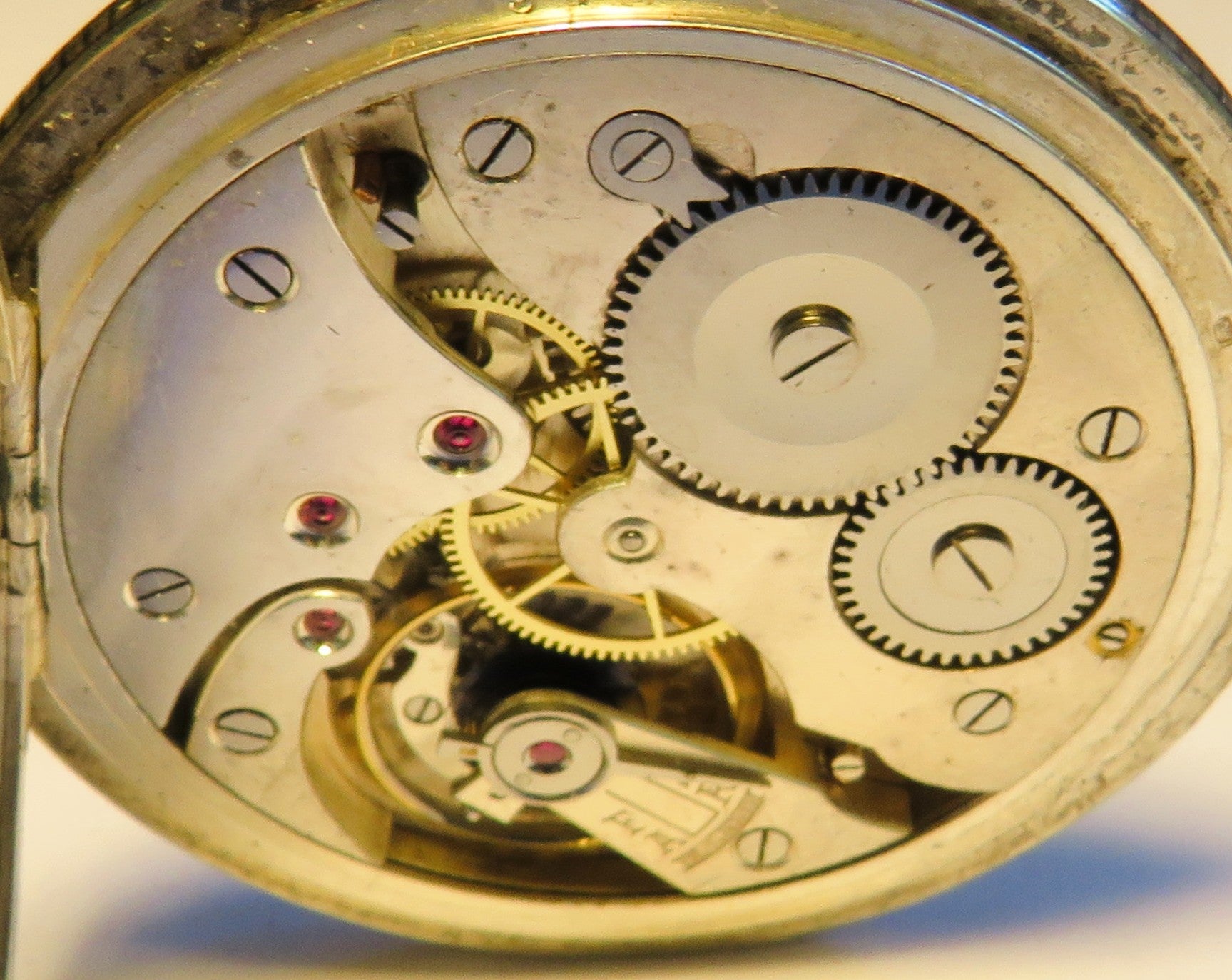 Nomos Guido Müller Glashütte Tula Silber edelste Herren Taschenuhr ca. 1920 - Sammler - Uhren