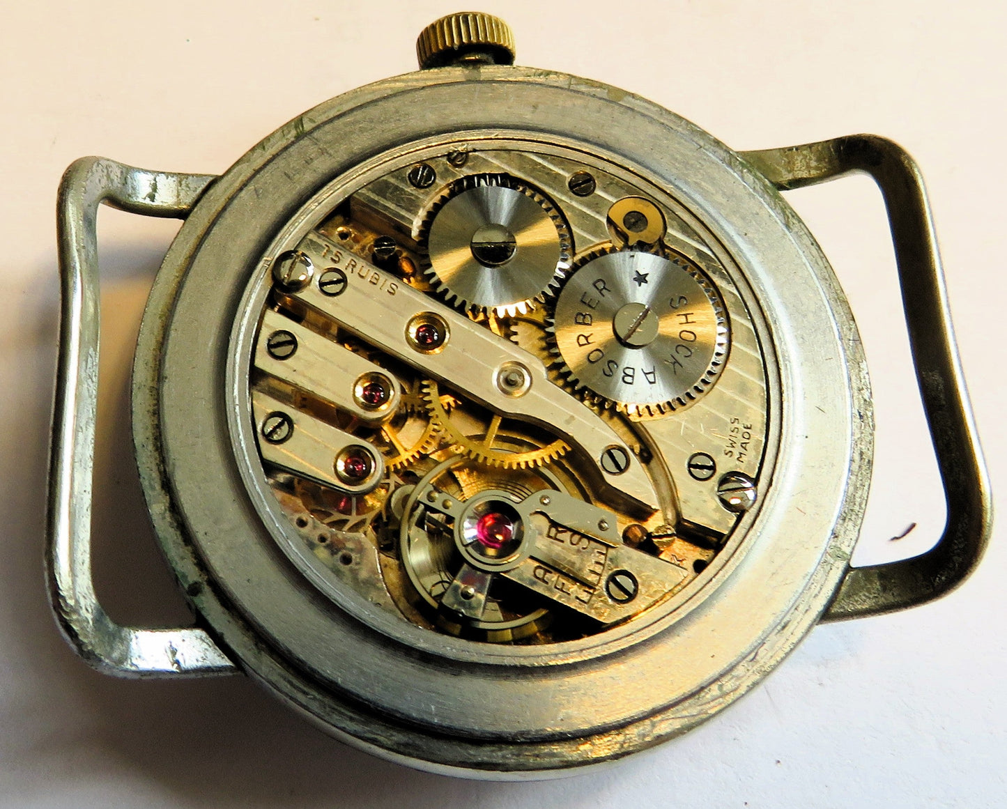 Nova Ancre Anton Schild 153 frühe Pfeilindex Fliegeruhr Reichsluftwaffe 1930 - Sammler - Uhren