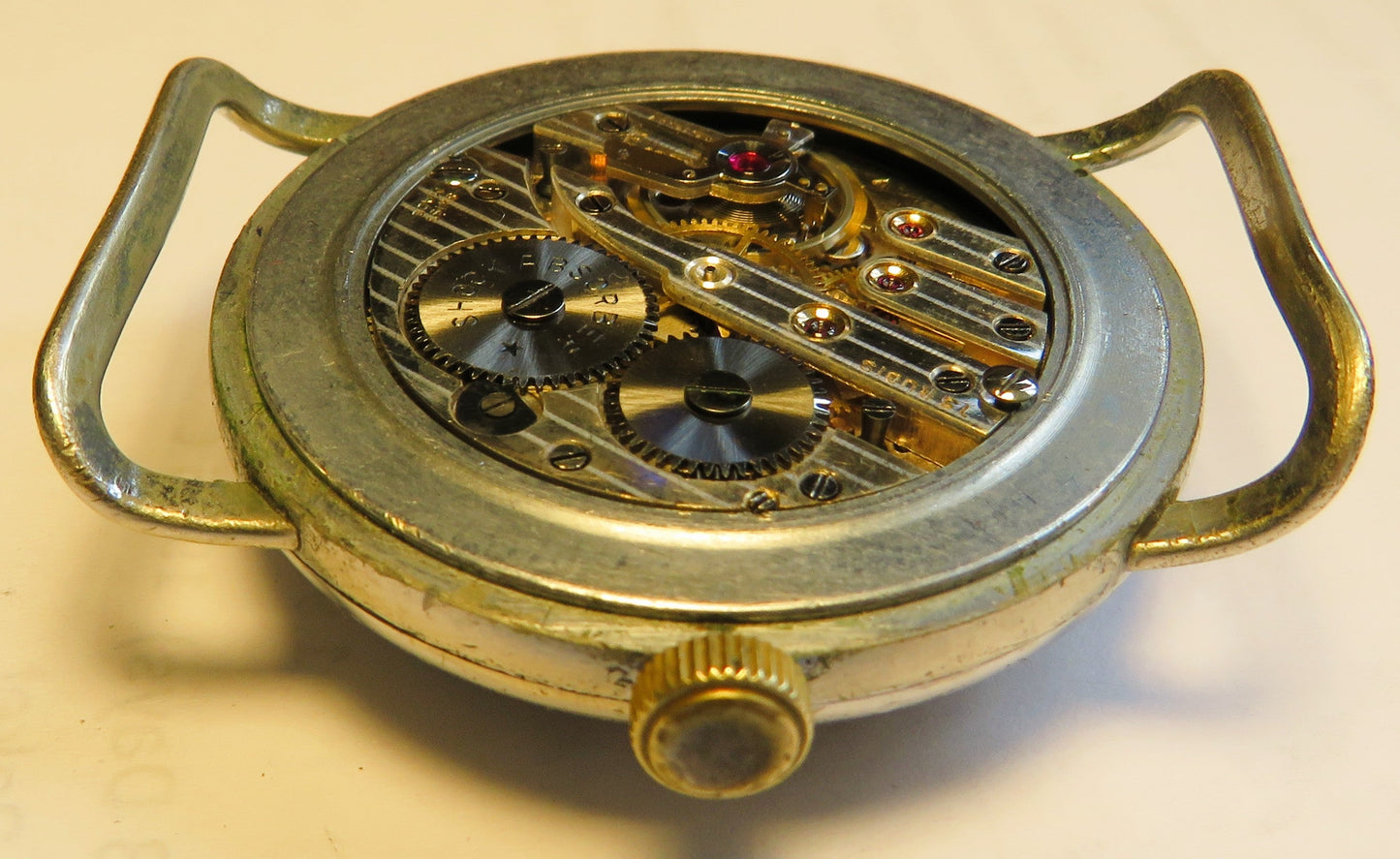 Nova Ancre Anton Schild 153 frühe Pfeilindex Fliegeruhr Reichsluftwaffe 1930 - Sammler - Uhren