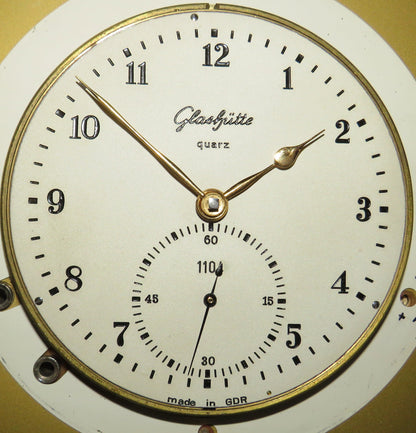 NVA Marine Chronometer Glashütte Quarz Typ DHI G8 1/74 Typ 1 - 71 ca. 1974 läuft - Sammler - Uhren