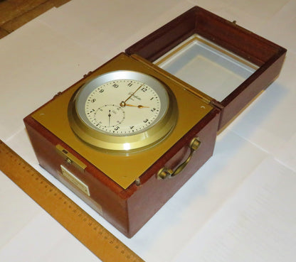 NVA Marine Chronometer Glashütte Quarz Typ DHI G8 1/74 Typ 1 - 71 ca. 1974 läuft - Sammler - Uhren